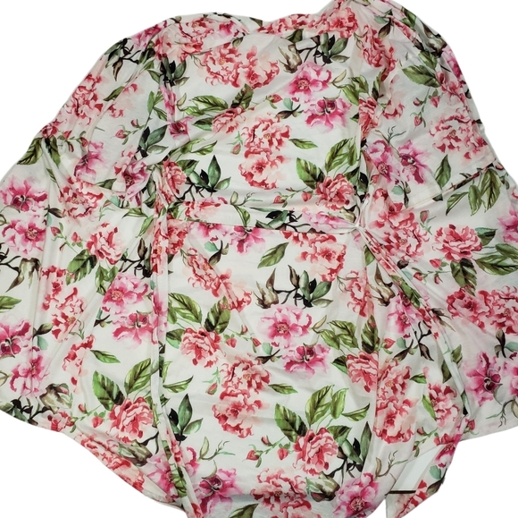 Show Me Your Mumu Brie Garden of Bloom Floral Print Robe One Size Fits Most - Picture 6 of 10